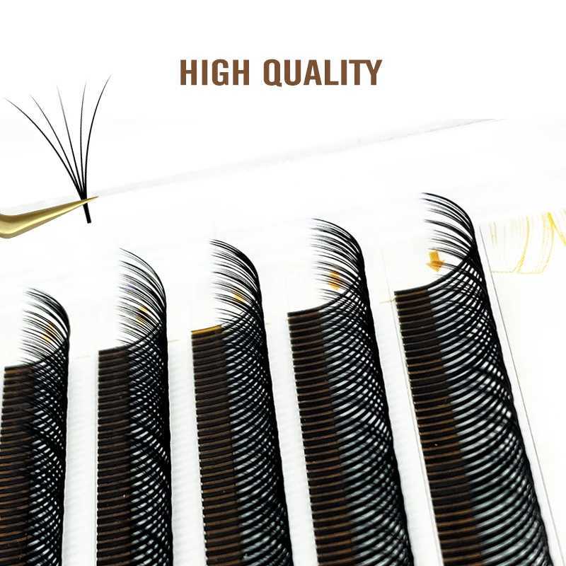 Russian Volume 5D Spikes Fairy Flower Eyelash Cluster Eyelash Extension Grafting Individual Easy Fan Eyelash Extension WholesaleW241024