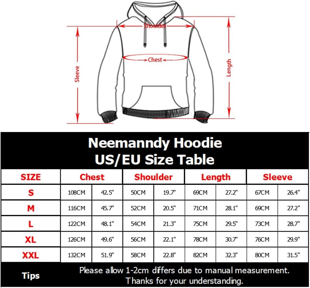 Hoodie for Mens Womens Unisex Colorful Graphic Hoodies 3D Print Cool Sweatshirt Cool Design with Pocket for Men and Women Graphic Fashionable