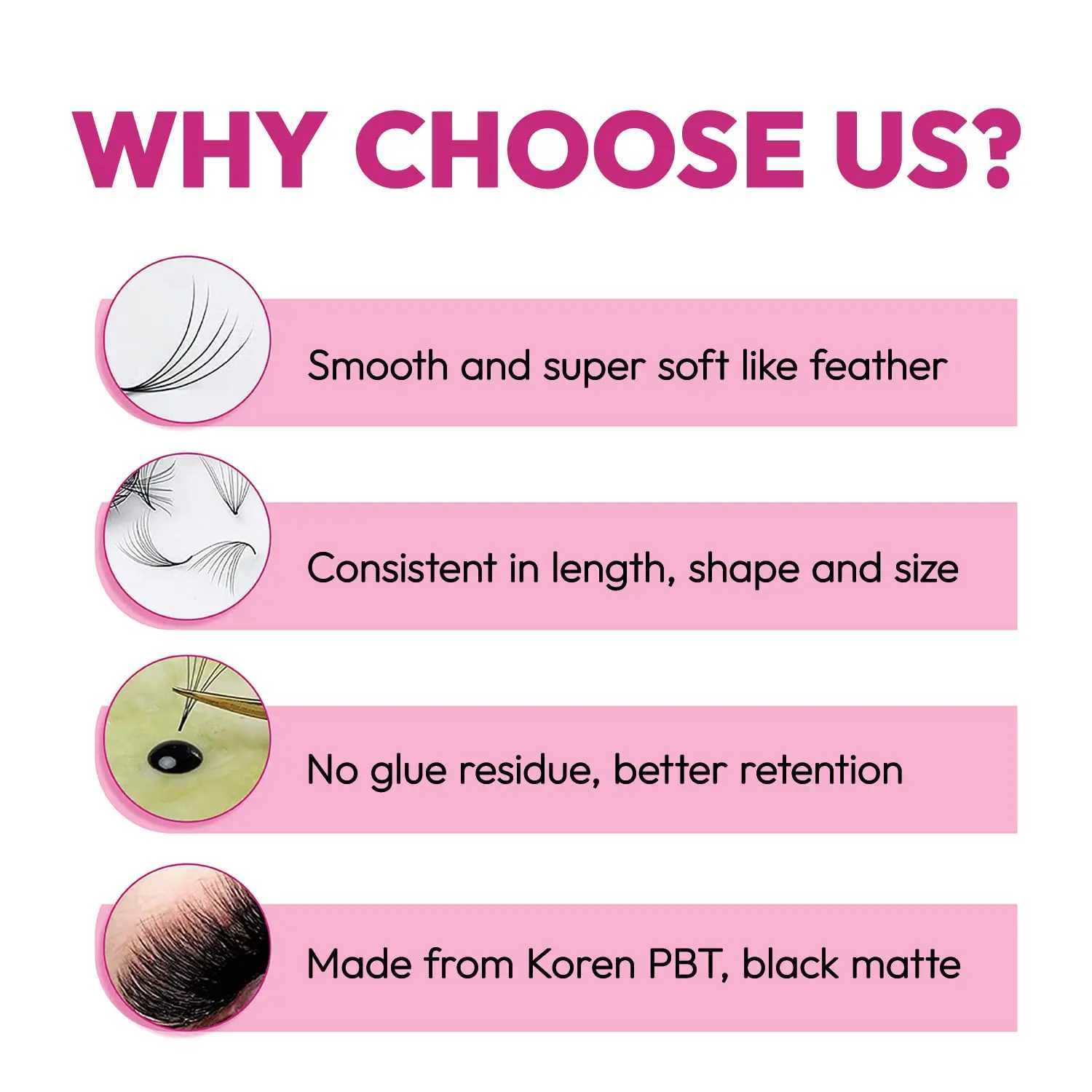 CoMango 500Fans Promade Fans Eyelash Extension Batch 3D 6D 10D 12D 11D 16D Point Drying 0.05/0.07 C/D Curling Pre made Volume FansW241024