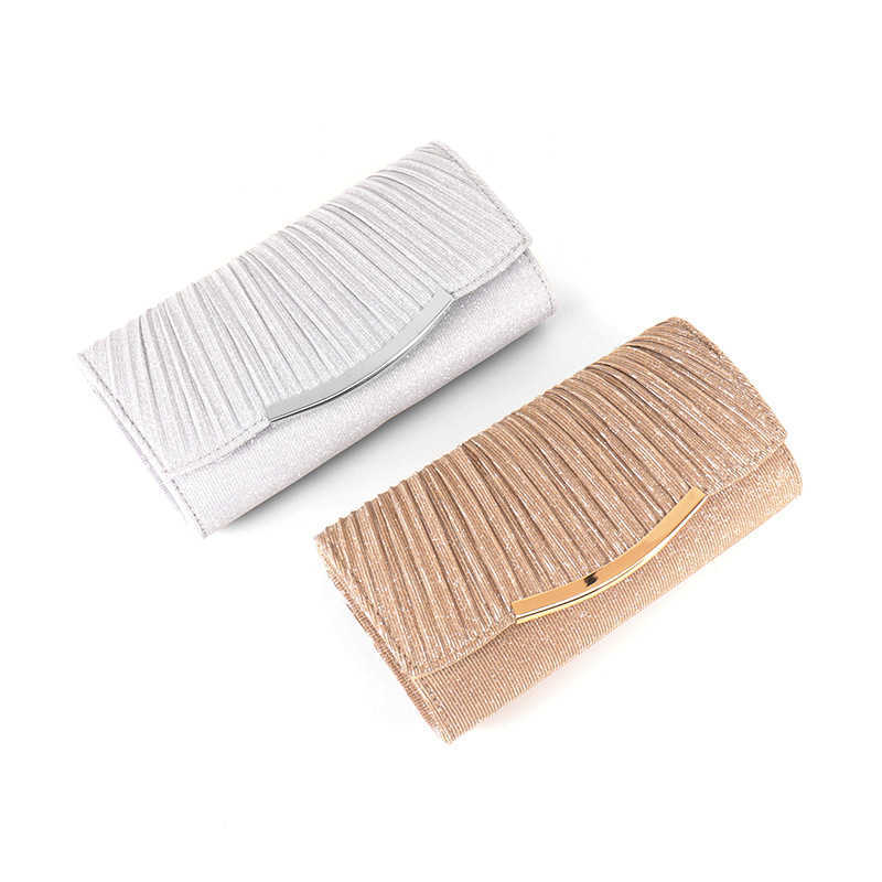 CMM New Womens Dinner Bag Solid Color Flap Wedding Bag Dress Chain Bag Womens Dinner Banquet Bag