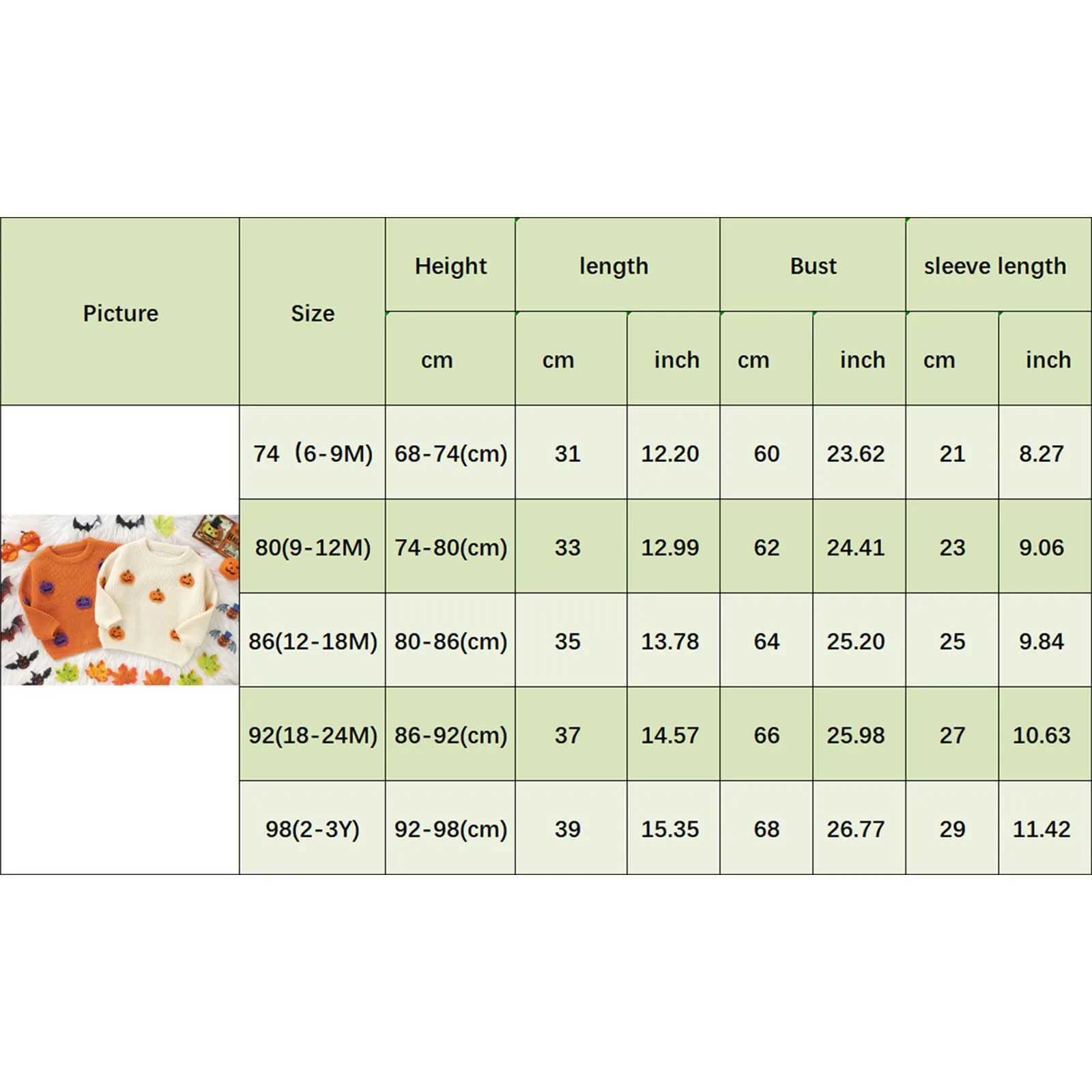 Baby Sweater Long Sleeve Warm Pulling Flower Halloween Knitted Cotton Pulling Flower Childrens Parachute Clothing 0-3 Years W241025