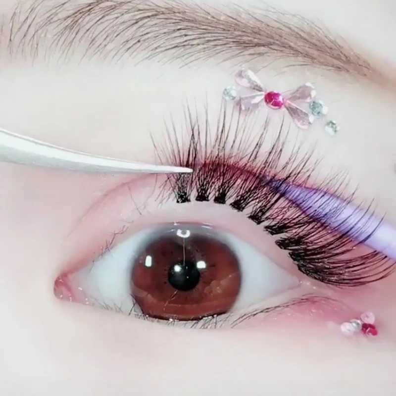 60 bundles of 10D natural soft mink eyelashes personal graffiti eyelashes extended Russian curly false eyelashes makeup CiliasW241024