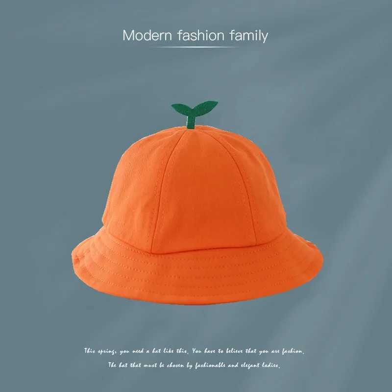 Sprout Hat Grass Children Bucket Hat New Children Hat Sunscreen Sun Hat 2023 Summer Baby Fisherman HatX241025