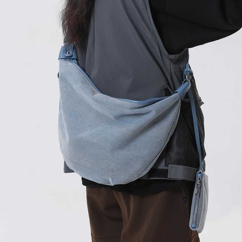 Shoulder Bag Crossbody Bag Trendy Cool Cowboy Bag Pattern Fashion Big Bag Korean Version South Korean Silk Simple 241015