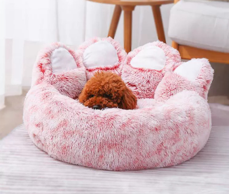 Comfortable Washable Plush Cat Bed - Large Donut Design Ideal for Every Breed #1-80