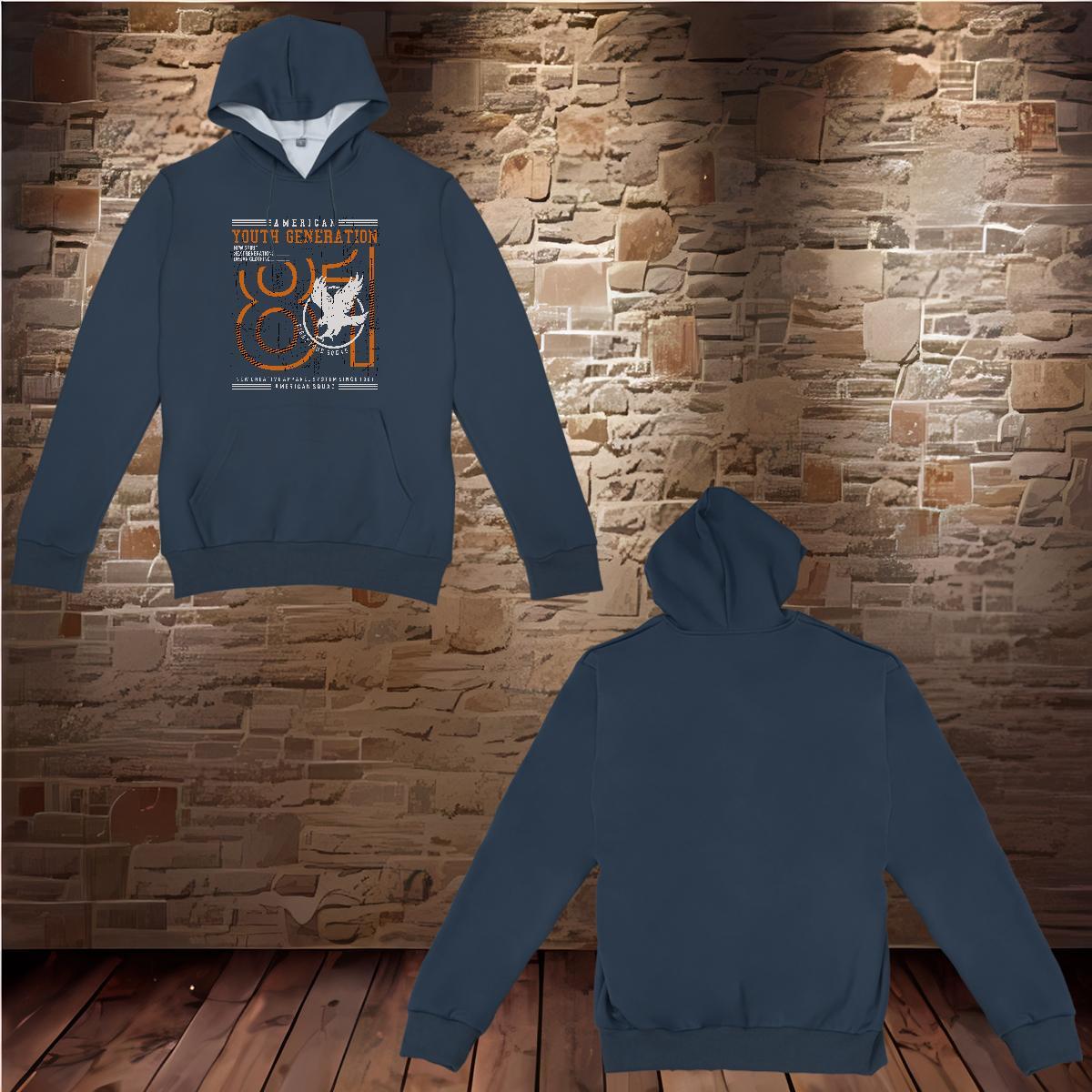 Classic Casual Hoodie Breathable Wholesale Men Clothes Hoodie Custom Print Oversized Clothings Sport Tech Fleece