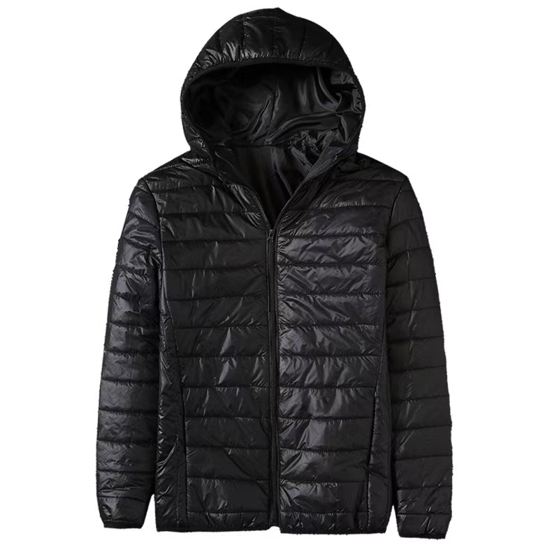 Mens Winter Puffer Jacket, Embroidered Badge Stand Collar Down Lightweight Jackets for Men Coats Doudoune Homme Womens Jackets (M-5XL)