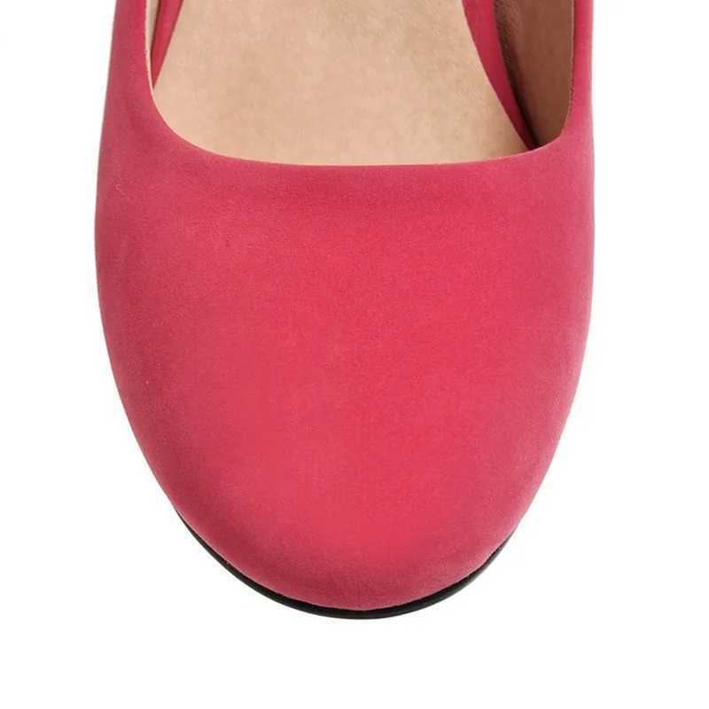 High Quality Womens Square Heel Round Foot Mud Pump Plus Size 33-34 Black Red Blue Elegant Womens Office Shoes T241024