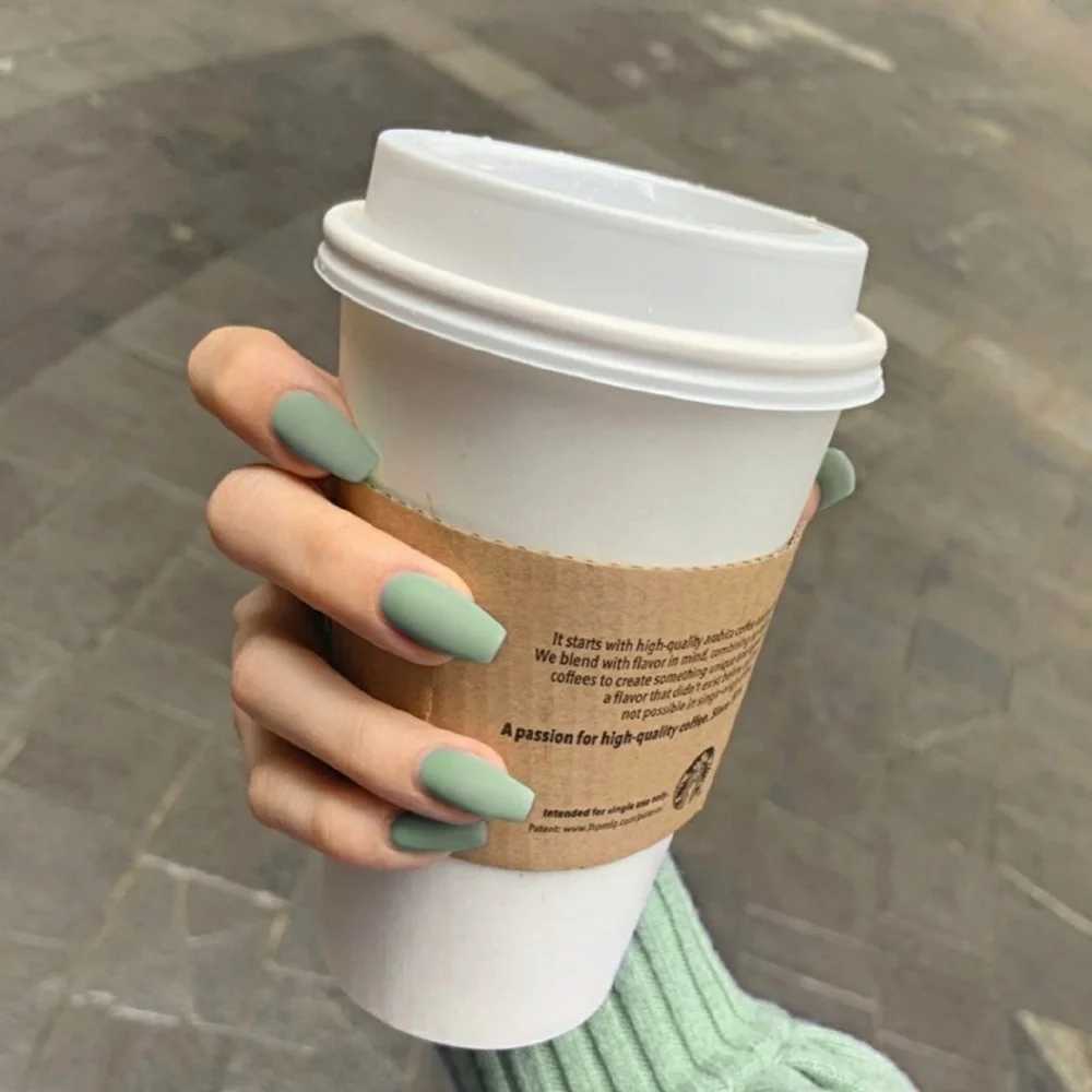 Matte Red Black White False Nails with Nail Extension Fingernails Fake Nail Supplies for ProfessionalsXJ241025