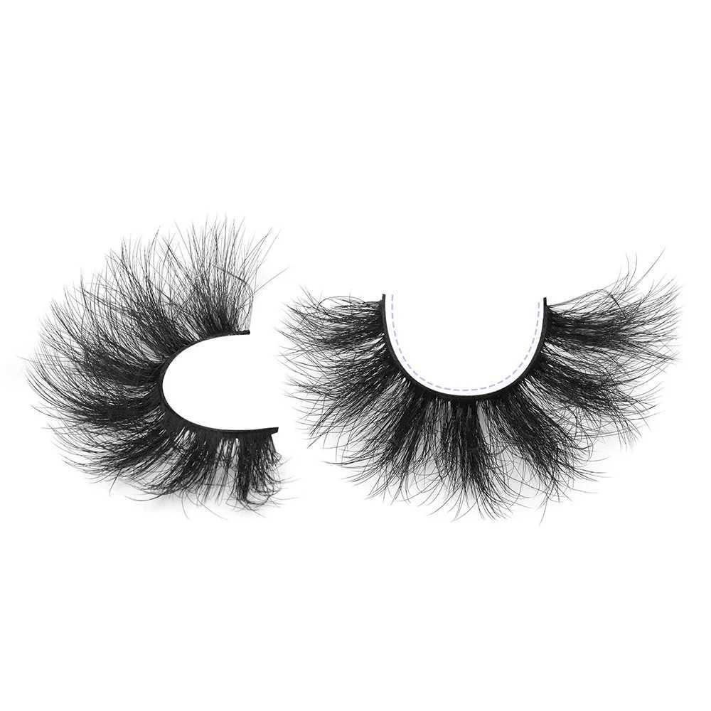 7 pairs of artificial mink fluffy eyelashes fake eyelashes thick curls dramatic cat eye eyelashes long strips Wispy eyelash bagW241024