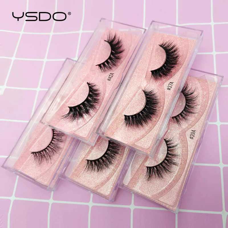 YSDO 1 pair of 3D mink eyelashes fluffy dramatic eyelash makeup Wispy mink eyelashes natural long holiday eyelashes thick false eyelashesW241024
