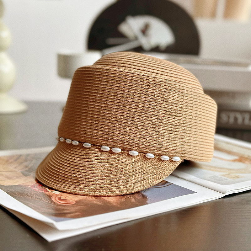 Duck tongue summer short eave fashionable and elegant sunshade grass counter quality travel sun protection concave top equestrian hat