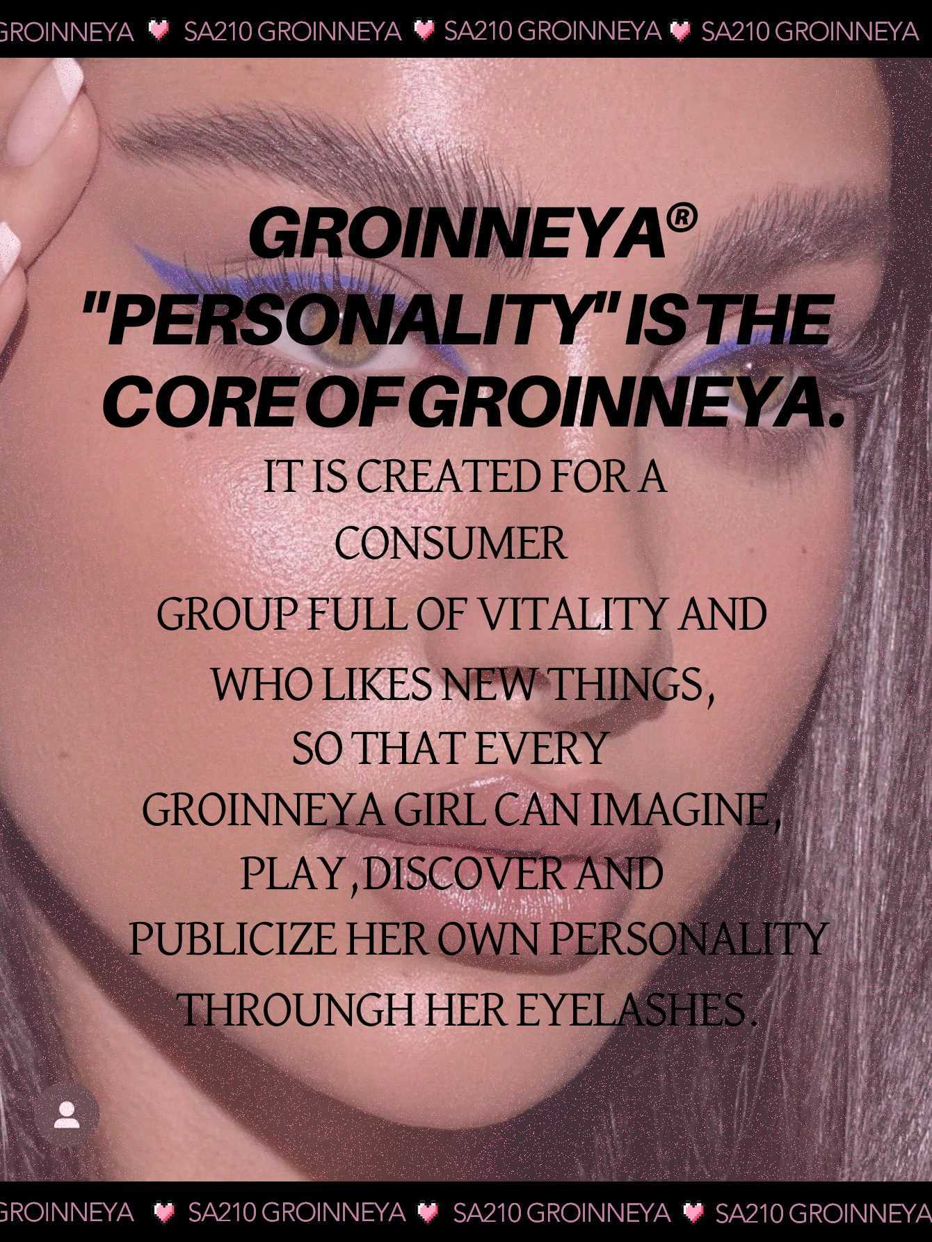 Groinneya feline eyelashes artificial mink eyelashes wingtip eyelashes long eyelashes long eyelashesW241024