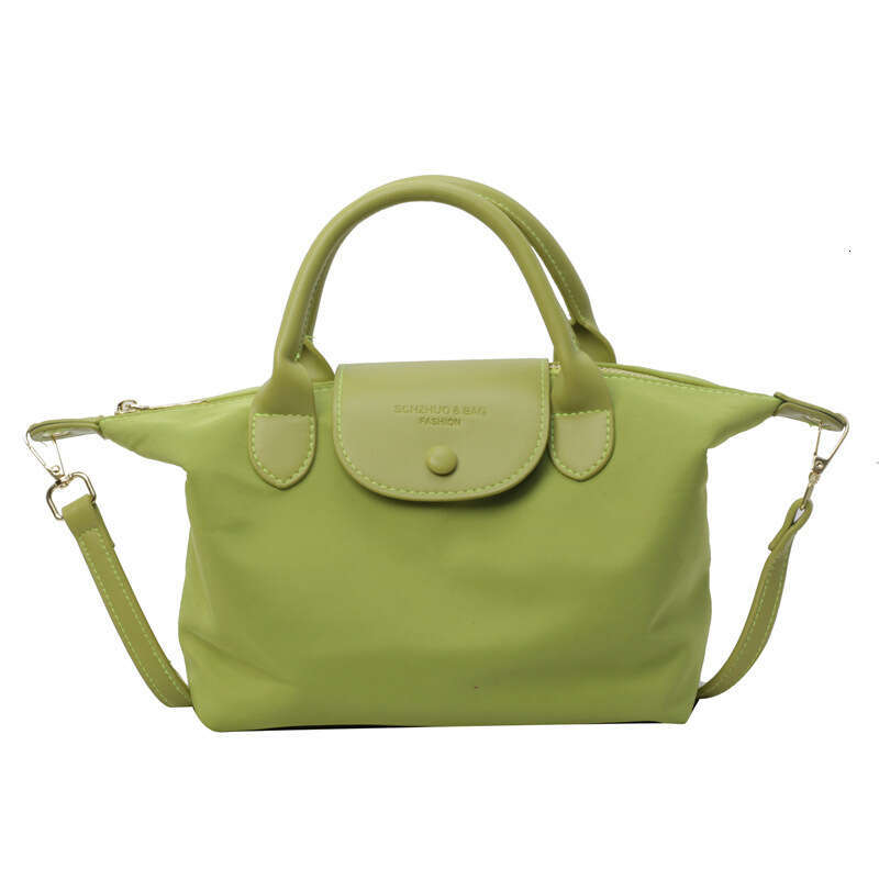 Autumn and winter hand-held small square 2024 popular niche design nylon women's versatile single shoulder diagonal cross dumpling bag