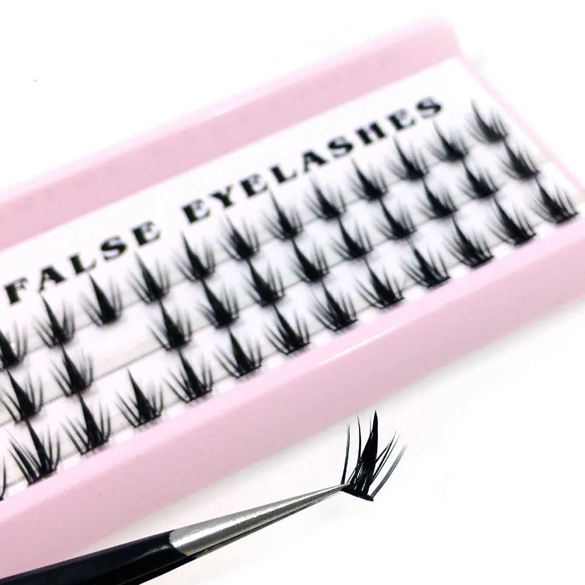 Comic Eyelash 45Pcs 3-Row 3D Artificial Mink Eyelash Natural False EyelashW241024