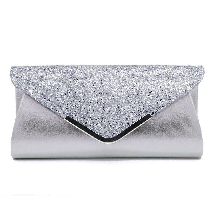 CMM Straight Pu Sequin Womens Bag Hand Bag Makeup Bag Dinner Bag