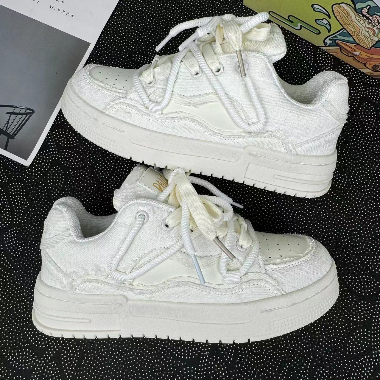 new matching casual skateboard lovers fashion single shoes men