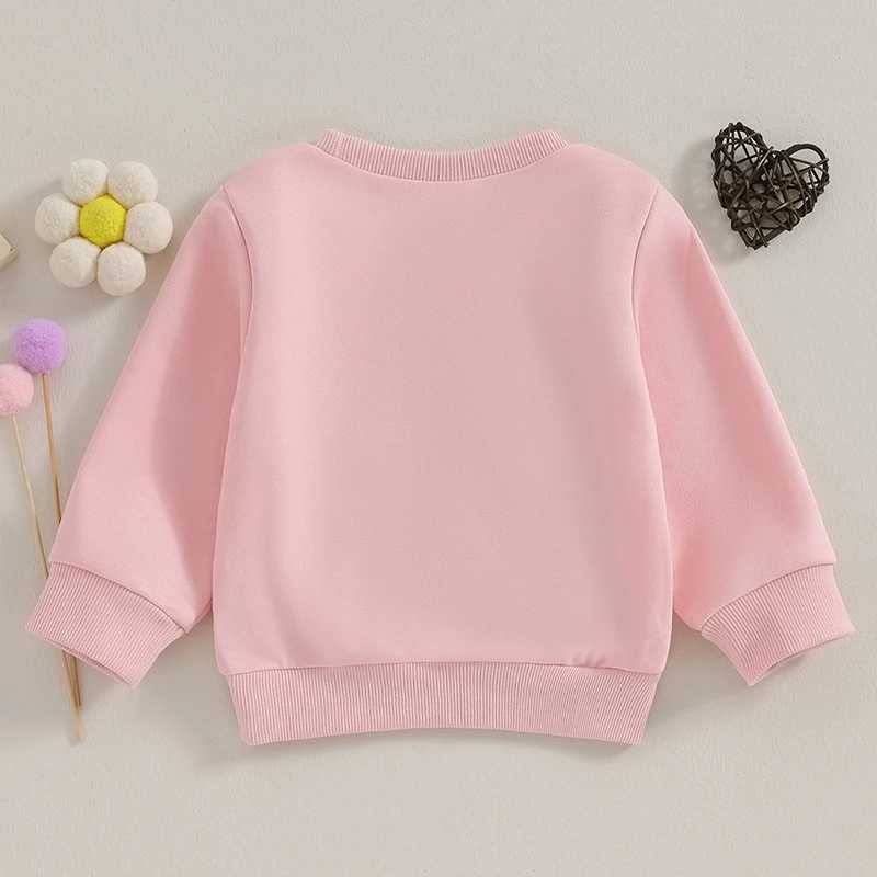 Preschool girl matching clothing big sister sports shirt oversized sports shirt little sister autumn spring clothing W241025