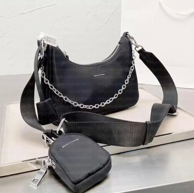 Sac de créateur 2pcs Sets Classic Underar Crossbody Body Sofing Sac Hobo Handbag Fashion High Quality Printed Sacs Sacs Ladies Shopping Purse Min