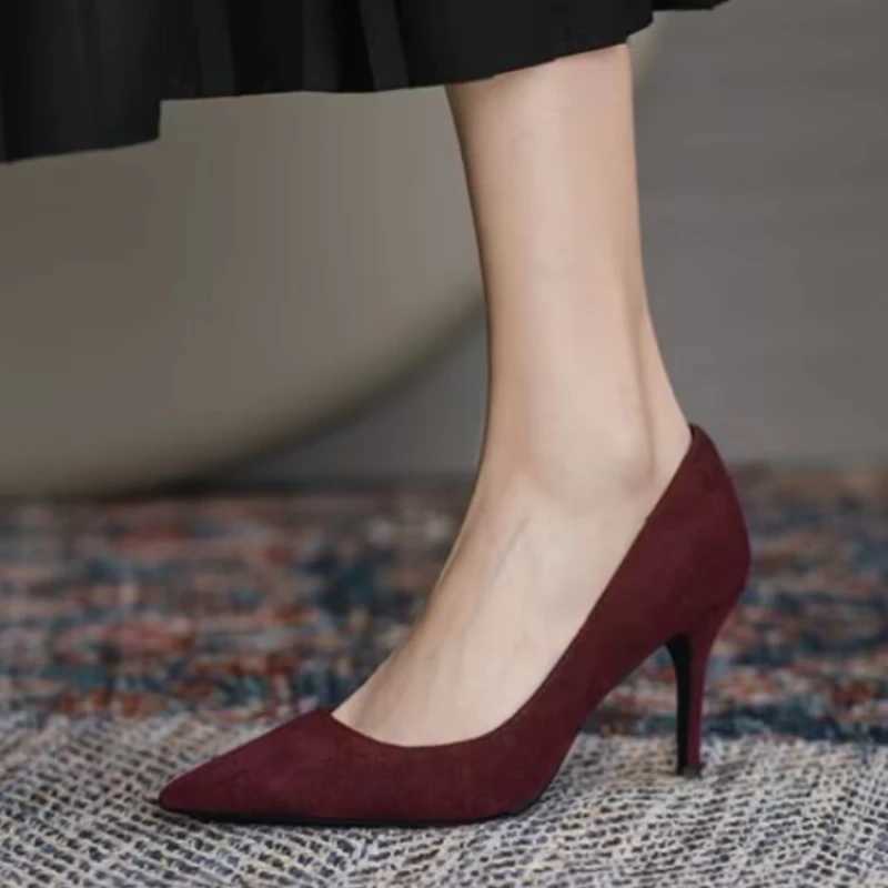 High Quality Brand Womens Shoes Slip Womens High Heels Fi Shallow Party Sandals Womens Sexy Point Toe High Heels Plus Size Women T241024