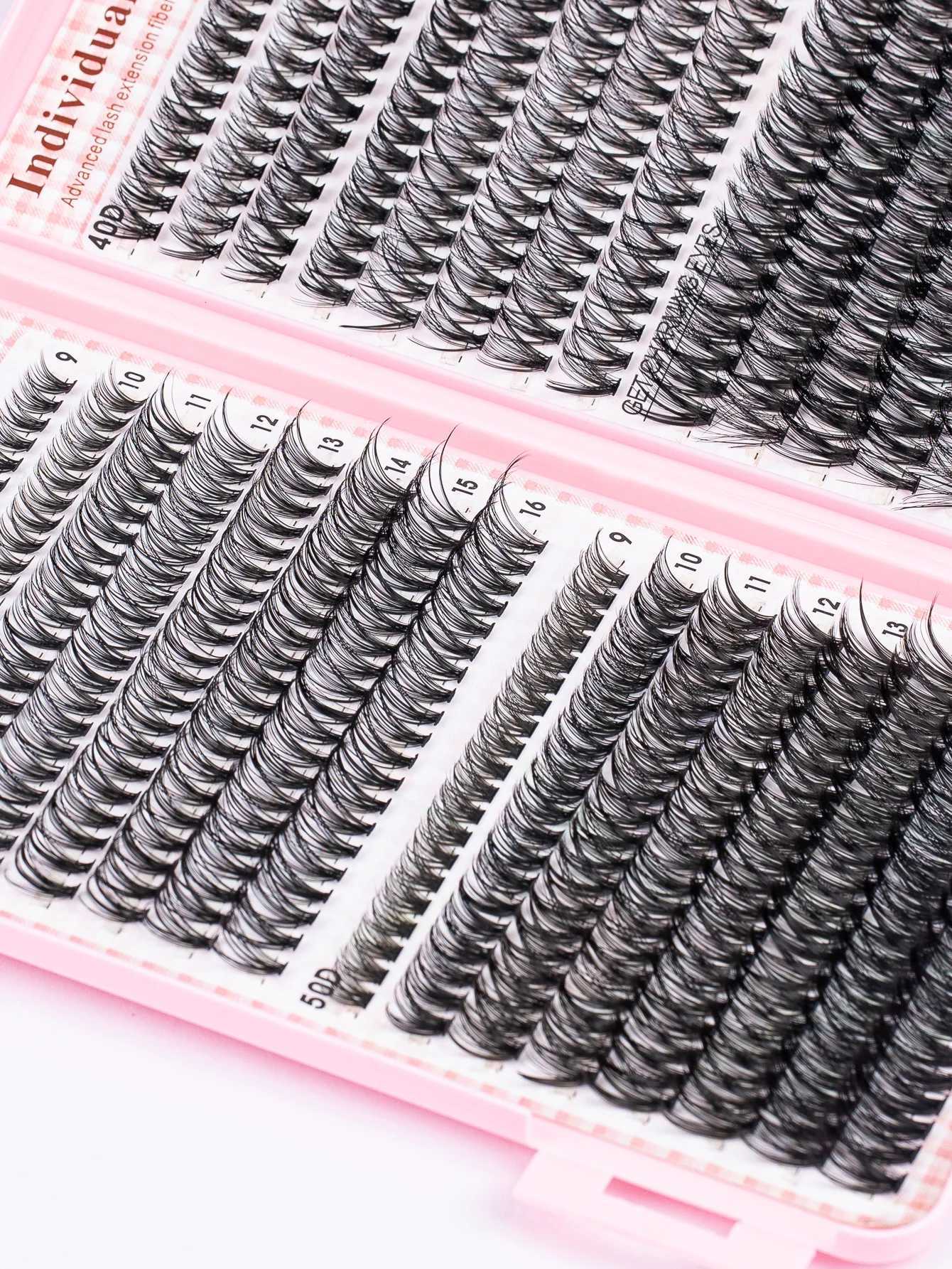 DIY Multi Type Mixed Wispy Artificial Mink Eyelash Fluffy and Natural Eye Makeup ToolW241024