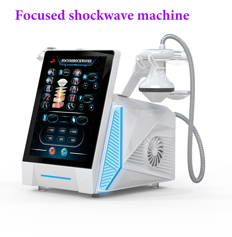 Extracorporeal Focused Shockwave Therapy Machine ESWT Shockwave pain relief Physiotherapy Device