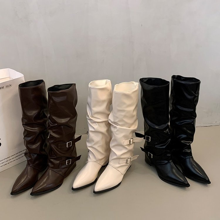 Winter Snow Boots 2024: Cozy Furry Cotton Shoes for Men and Women (Black) 5b1c