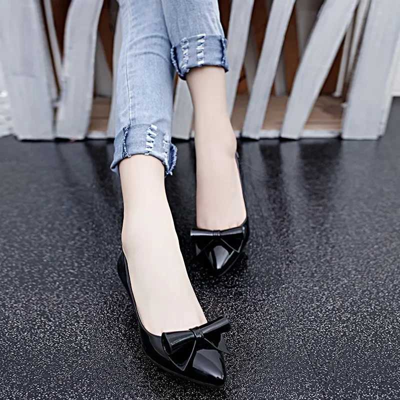 High Quality Womens Shoes High Quality Slippers - Womens High Heels Fi Bow Office and Professional New Shallow Mouth Womens High Heels T241024