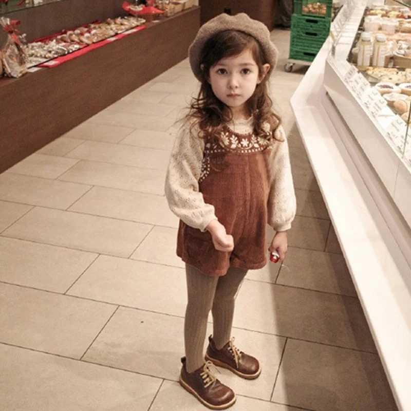 1-6Yrs Womens Knitted Sweater Cotton Long Sleeve Lanhua Baby and Toddler Autumn/Winter Top Hollow Coat Bottom W241025