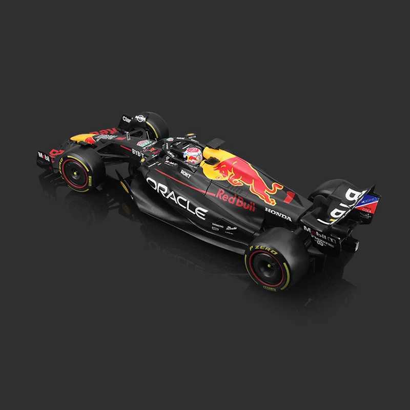 Bburago 1 18 Red Bull RB19 F1 Model 2023 Formula Racing Large Size Special Edition #1 Max Verstappen Alloy Die Casting Toy X241024
