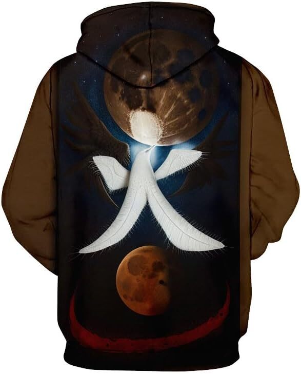 Hoodie for Mens Womens For Men Word Art Hoodie 3D Fire Hoodie Oversize Pullover Outdoors Long Sleeve Sports Tops Coat Graphic Warm