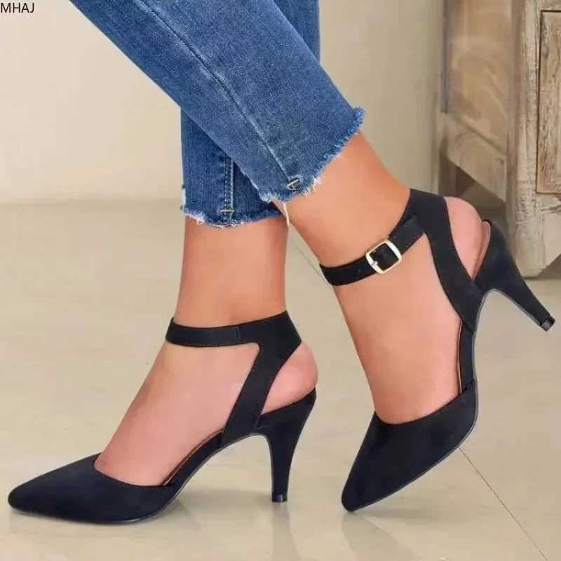 High Quality New Green Blue Womens Pump Fi Womens Office Shoes Sexy High Heels Silk Stiletto Shoes Womens Sandals Plus Size 43 T241024