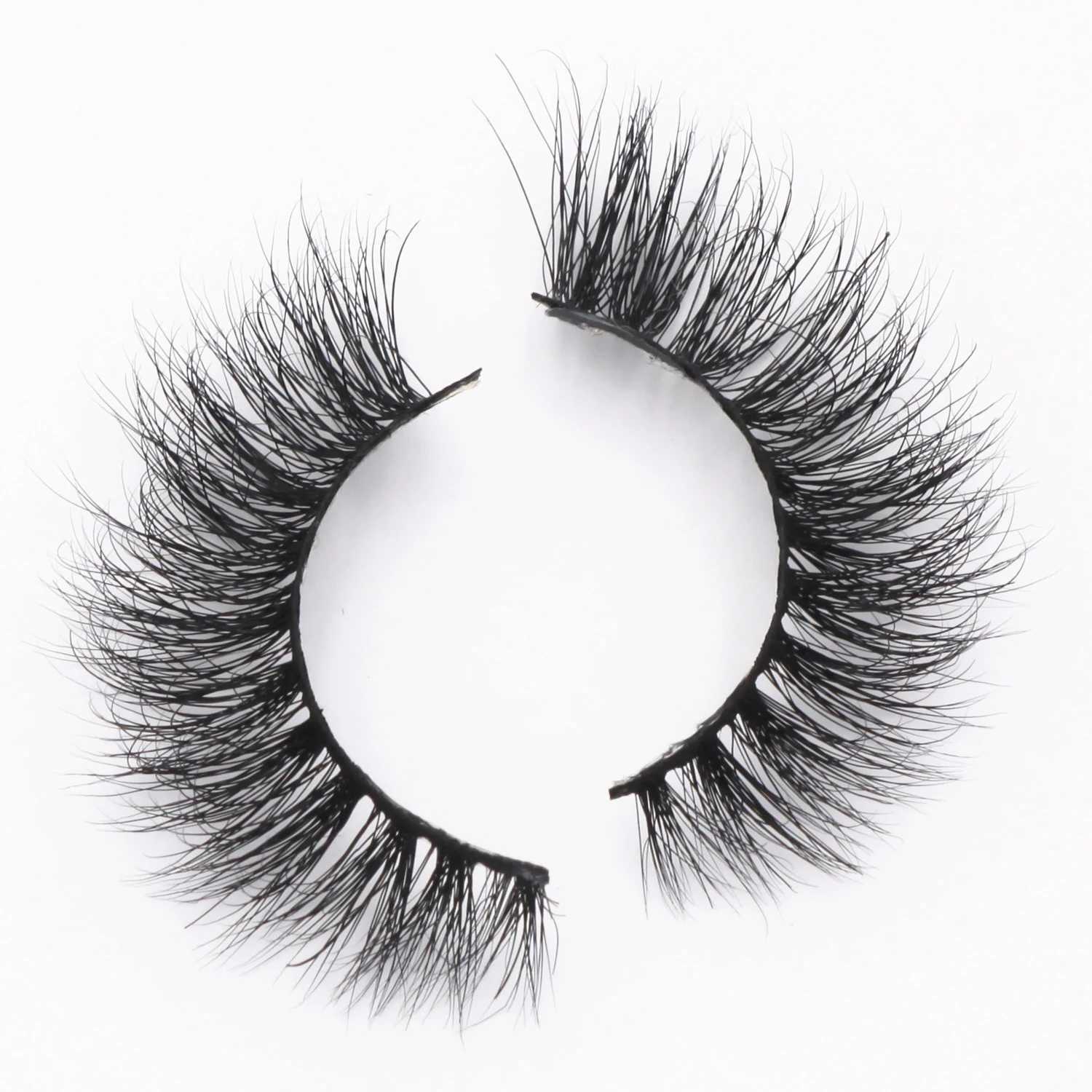 Natural long 3D mink eyelashes short eyelashes 3D mink eyelashes cruel waterless mink false eyelashes handmade eyelashes makeup eyelashesW241024