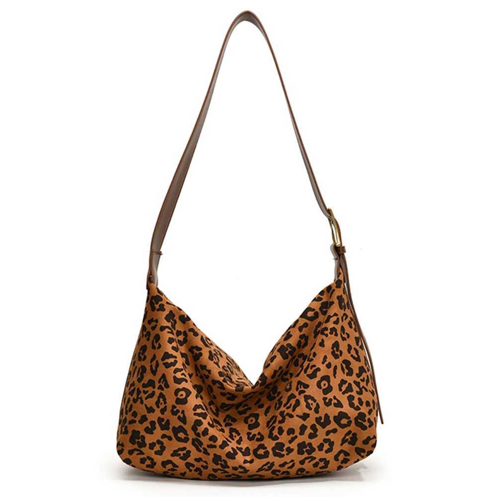 Women Tote Bag Large Capacity Leopard Hobo Handbag Pu Zipper Satchel Adjustable Shoulder Straps for Work Shopping and Travel 241025
