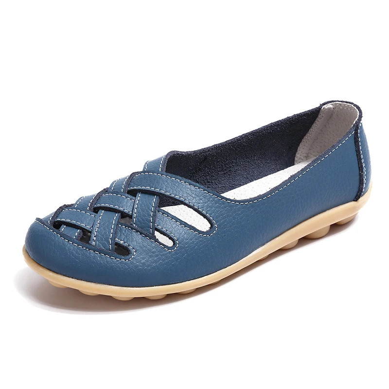 Womens Comfortable Flat Shoes Womens Slippers Ballet Shoes Womens Mocha Xin Large Size 35-44 241024