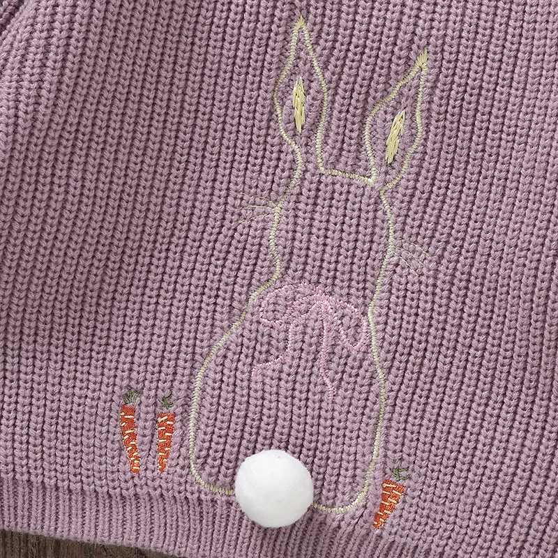 1-3Y autumn baby sweater winter newborn boys and girls round neck long sleeved knitted loose pull baby and toddler jumper W241025