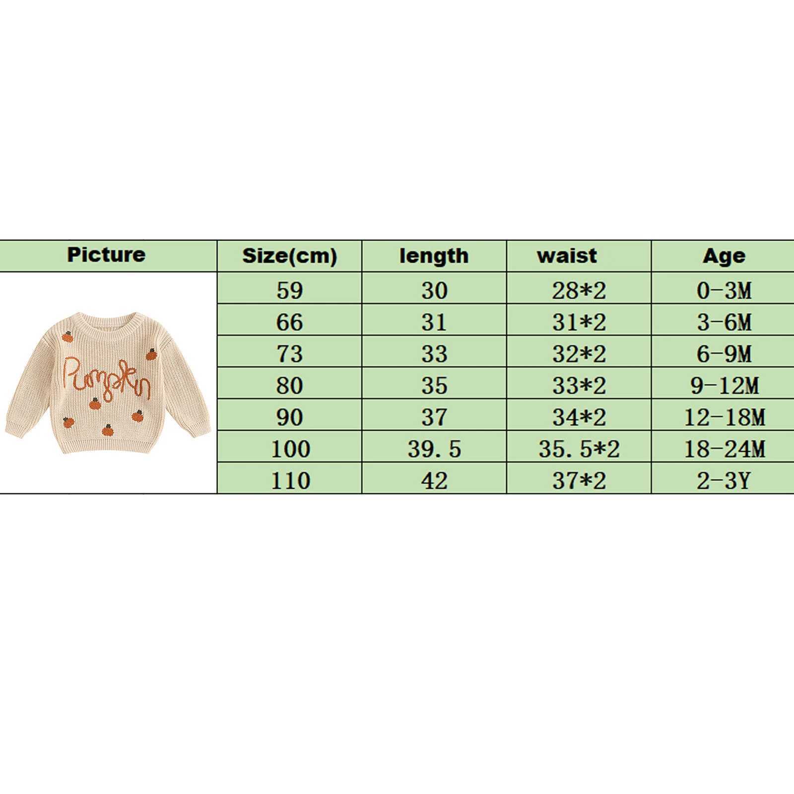 Baby Pumpkin Printed Pullover Halloween Sweater Baby Long Sleeve Letter Embroidered Jumping Childrens Knitted Sweater W241025