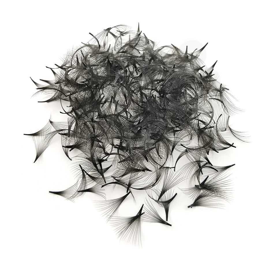 Color 30D 40D Pointy Base Promade Fans Lash Extension Loose Fans Mega Curl Tip Fine Dry 20D Russian Curl Artificial EyelashW241024