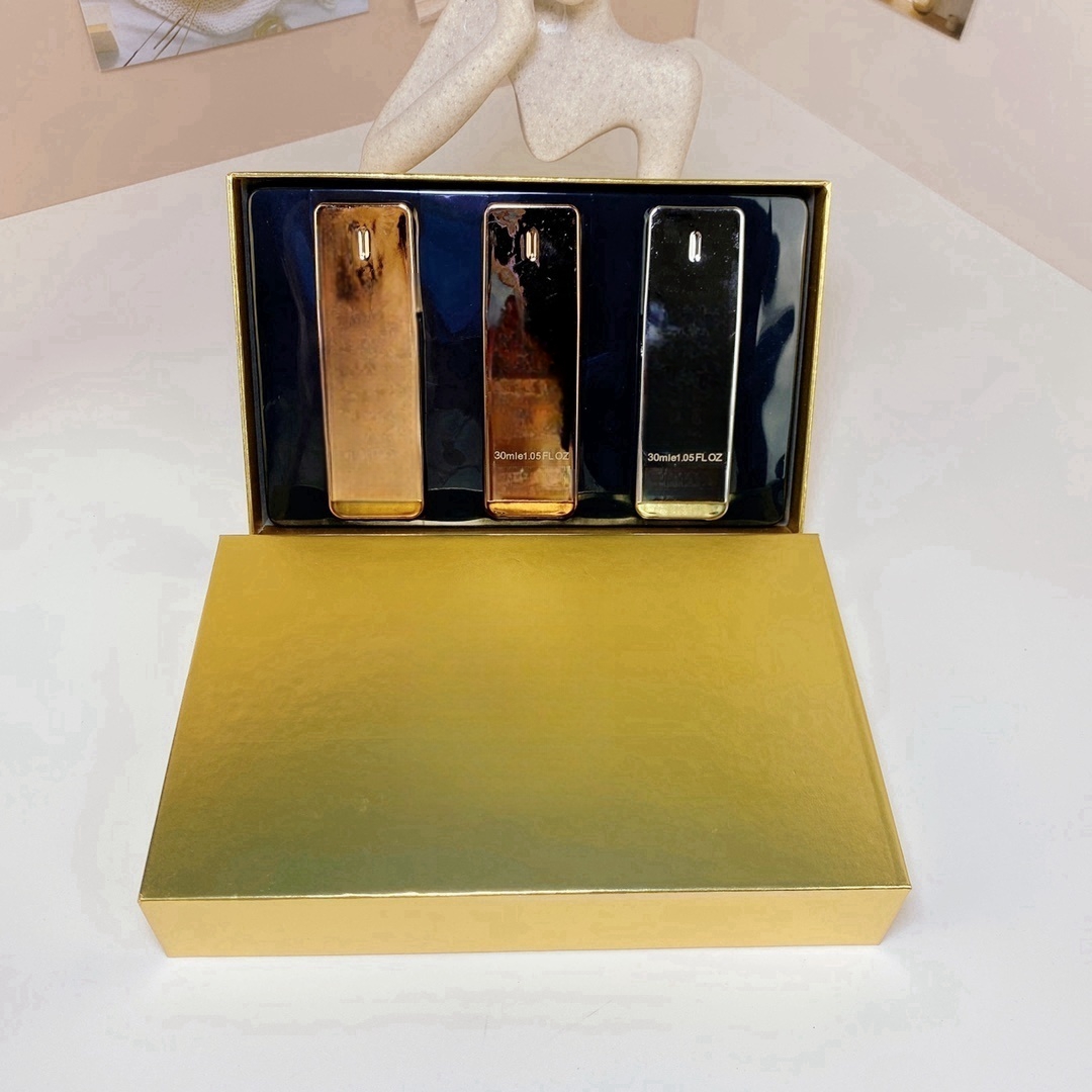 Men Perfume 3 * 30ml Gift Set Lucky Edt Edp Mens Cologne avec une bonne odeur de parfum de haute qualité Parfum Spray