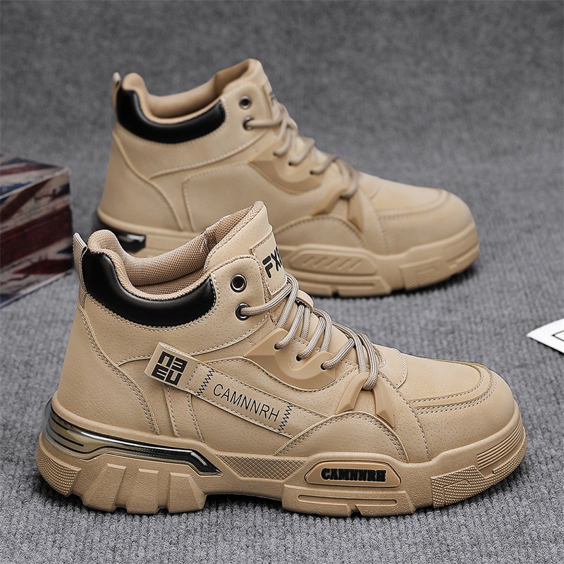 Men's Snow Boots: Non-Slip Winter Cotton Shoes for Men in Black cd44