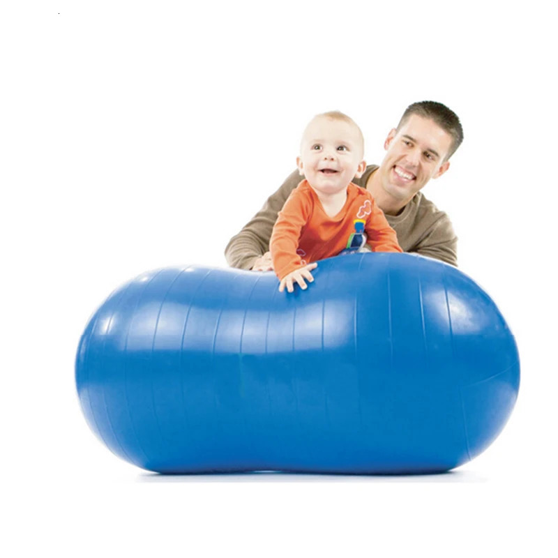 Durable Explosion proof Fitness Stable Exercise Peanut Ball Aerobic Yoga Ball Training Fitness Ball with Inflatable Tool 241025