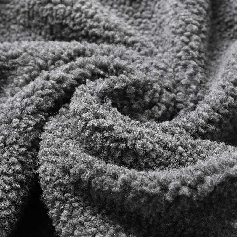 High quality sheepskin Flce mens warm jacket 2024 winter Harajuku bucket leather Flce thick Parkas mens casual windproof jacket W241024