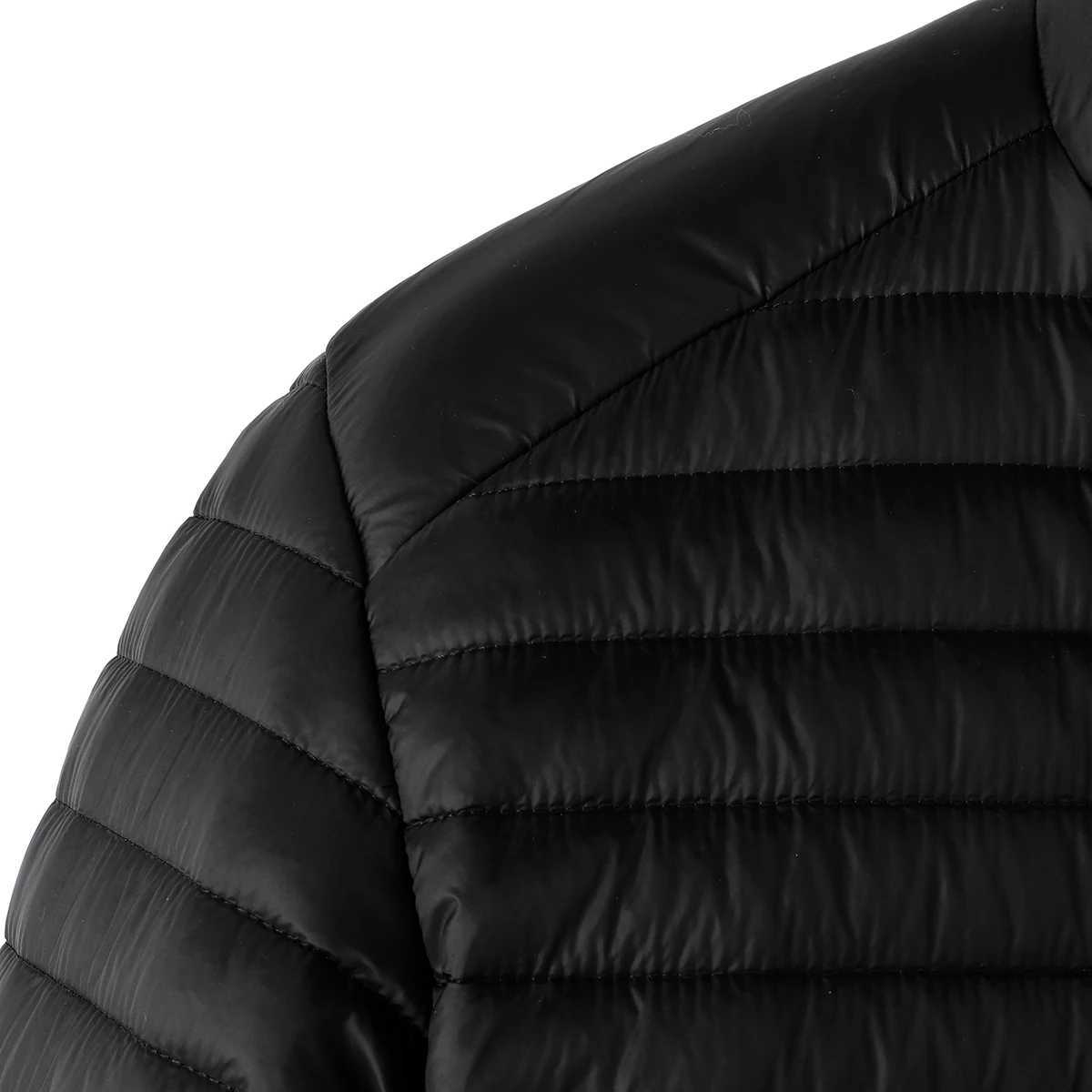 Mens Quilted Jacket Kp Warm Parsnip Zipper Pocket Autumn Winter Casual Mens Running Sports Style Mens Jacket W241024