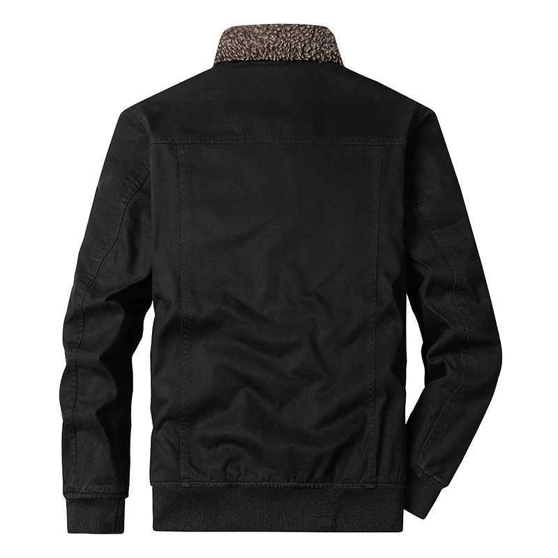 New Fashion Winter Cashmere Coat Winter Flce Windbrr Mens Warm Thick Jacket Coat W241024