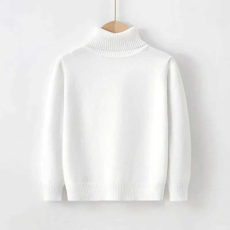 Childrens sweaters for autumn and winter new pure cotton thread for boys and girls baby strollers collar and bottom sweaters W241025