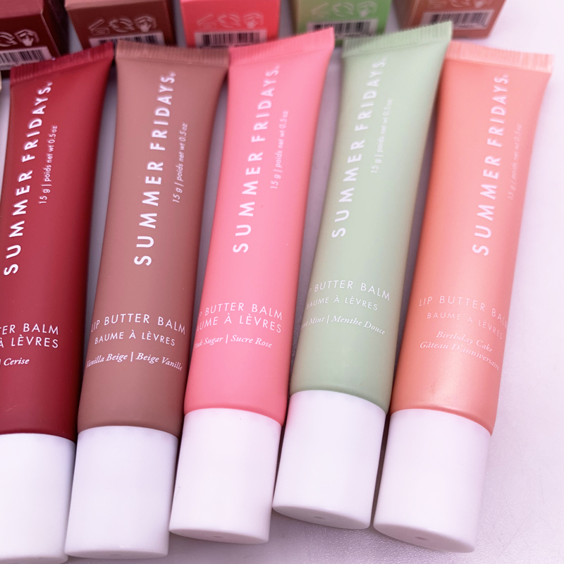 New Summer Fridays Butter Conditioning Mask and Balm Instant Moisture Shine Sheer Tinted Soothing Lip Makeup CL250121