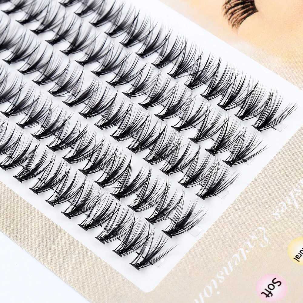 LTWEGO Hoting 5-Row Personal Eyelash Extension Natural Artificial Mink Eyelash Personal Cluster Eyelash Extension Creating CiliaW241024