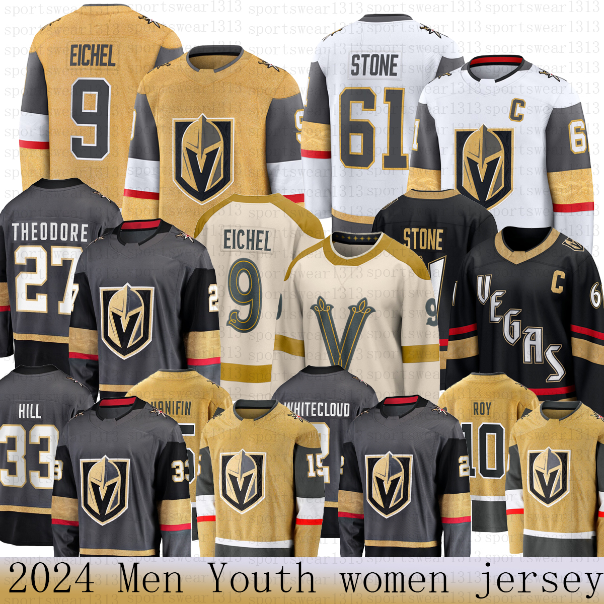 61 Mark Stone Jersey 48 Tomas Hertl Golden Knights jerseys 9 Jack Eichel Jersey William Karlsson Adin HillIvan Barbashev Shea Theodore Brayden McNabb Jerseys