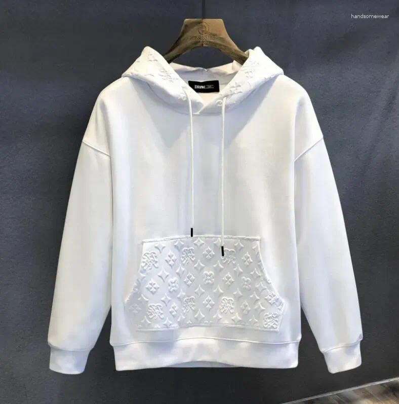 Men's Hoodies Black White For Men Sweatshirts Hooded Designer Hoodie Classic Embossing Long Sleeve Coats
