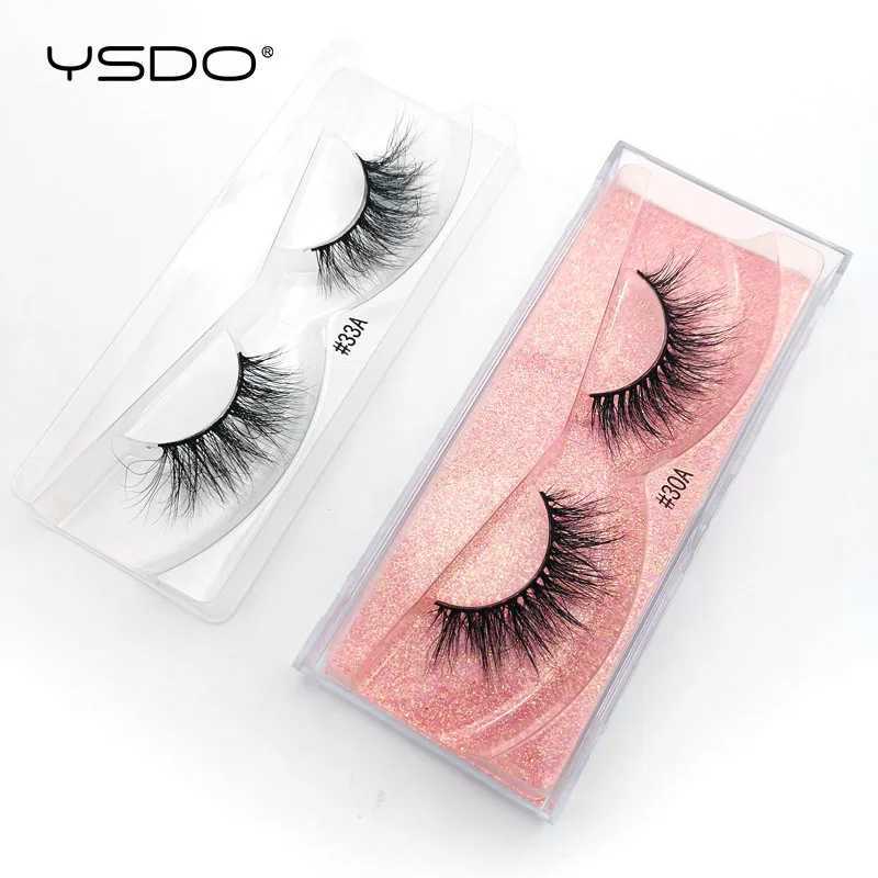 YSDO 1 pair of 3D mink eyelashes fluffy dramatic eyelash makeup Wispy mink eyelashes natural long holiday eyelashes thick false eyelashesW241024